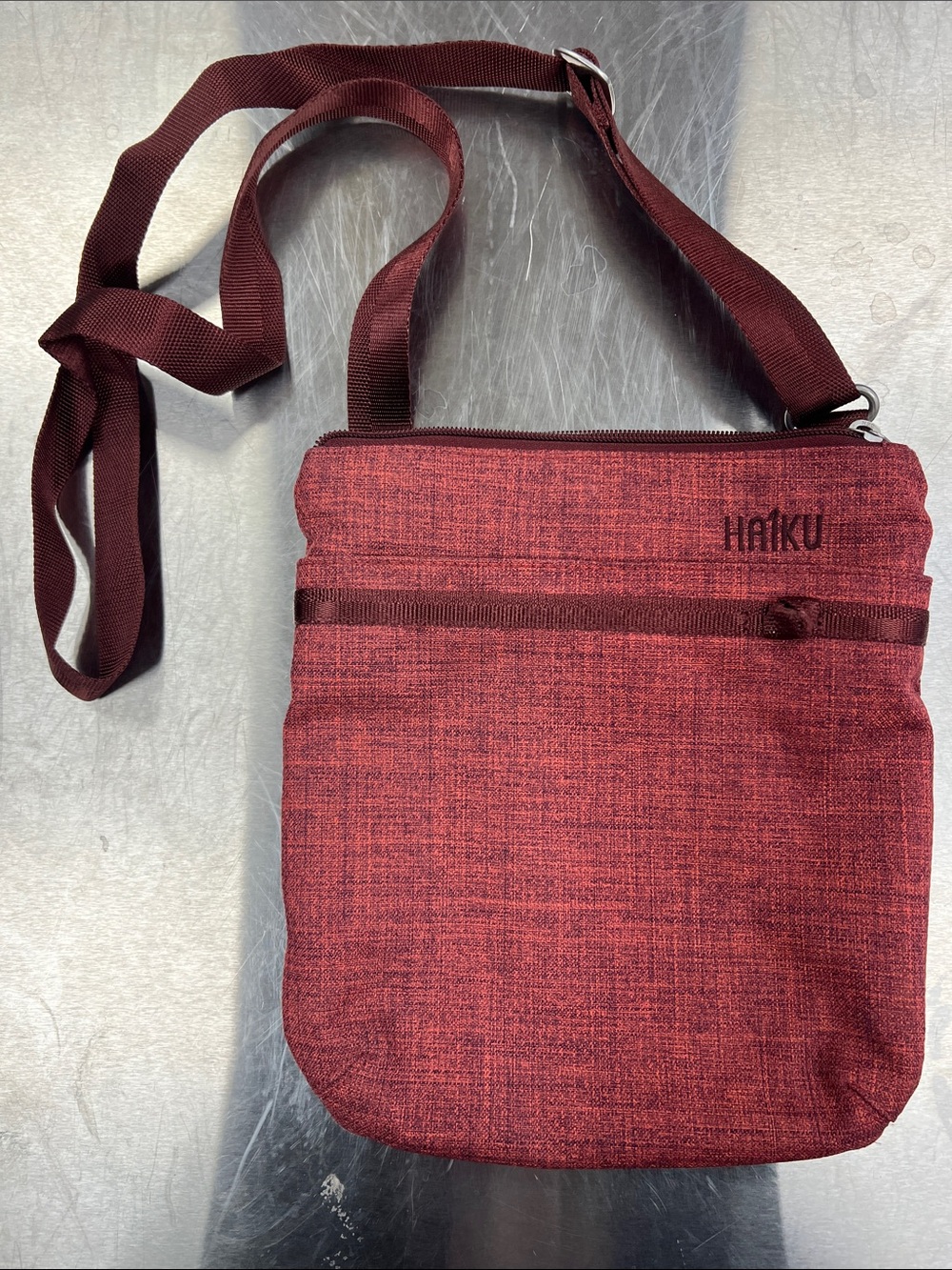 Haiku Burgundy Crossbody Bag